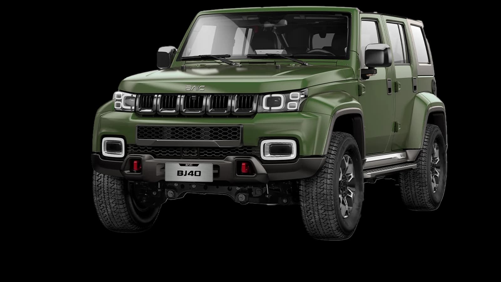 BAIC BJ40 en color Jungle Green