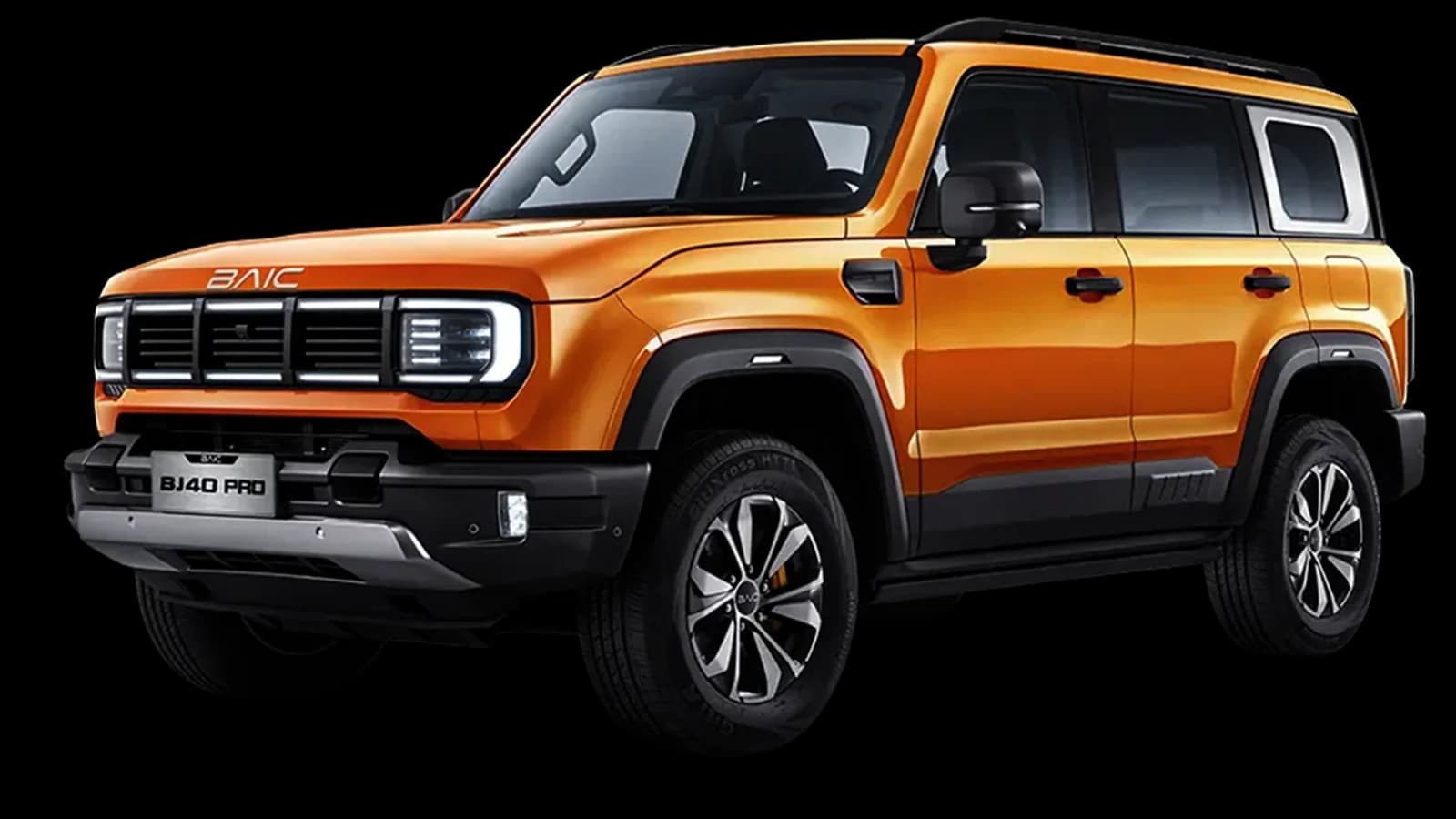 BAIC BJ40 PRO en color Orange