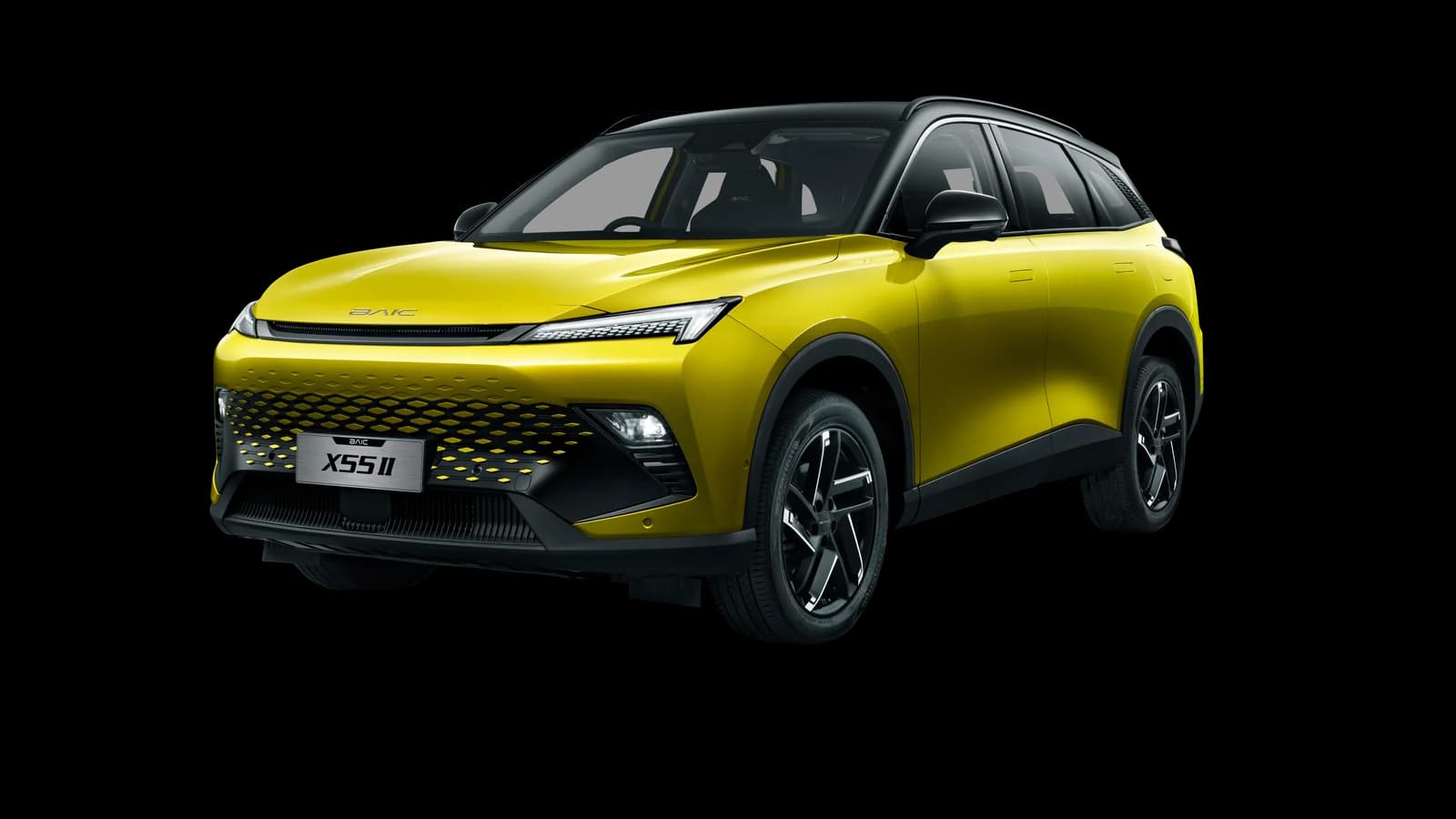 BAIC X55 en color Yellow