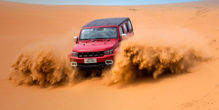 BAIC BJ40 en terreno off-road