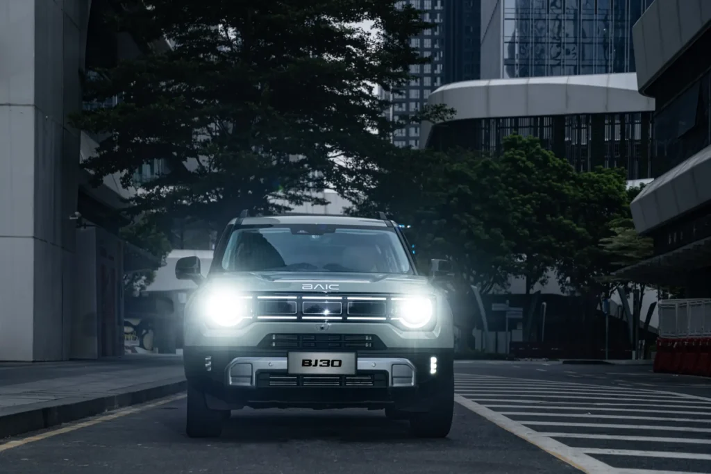 BAIC BJ30 en la ciudad
