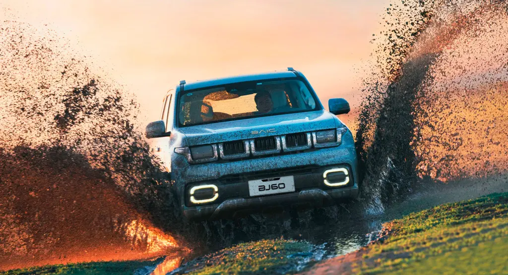 BAIC BJ60 en terreno off-road